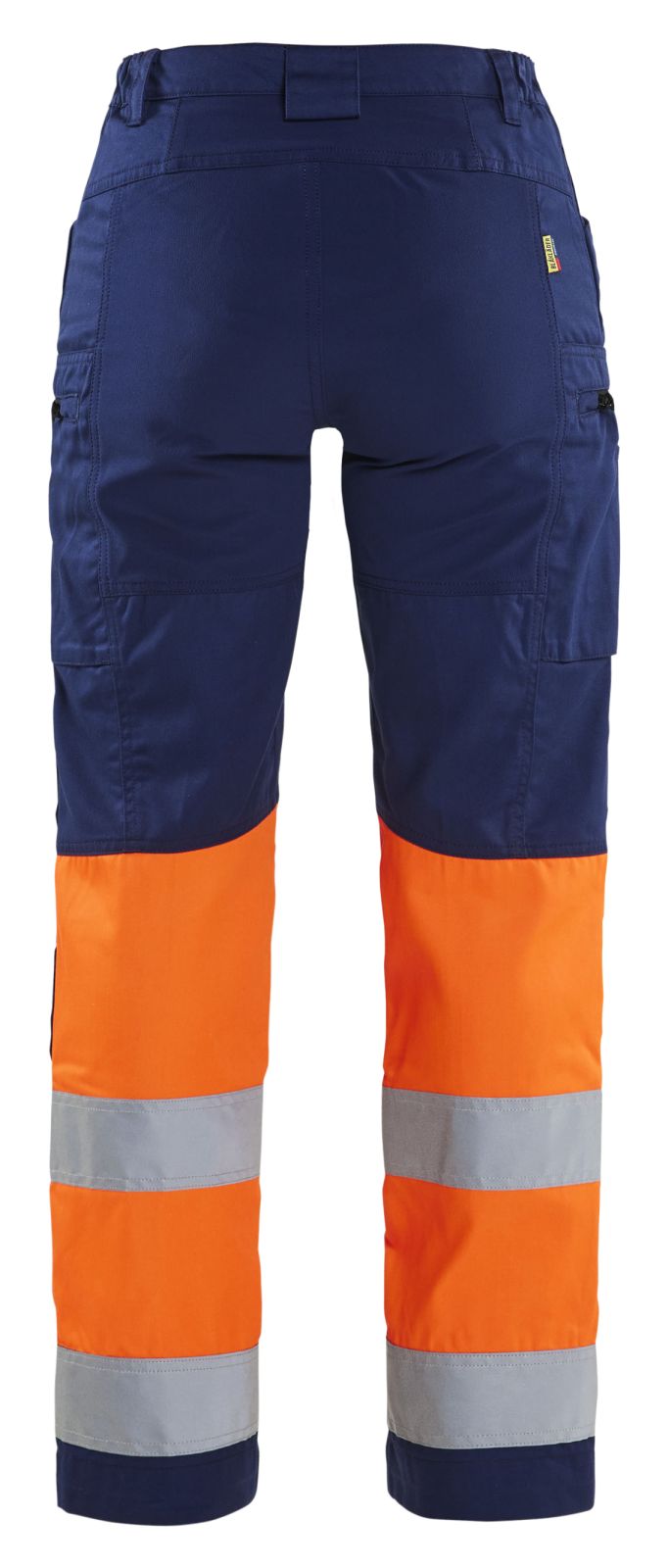 Blaklader High Vis Werkbroeken 71611811 HiVis stretch marineblauw-oranje(8953)