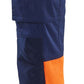 Blaklader High Vis Werkbroeken 71611811 HiVis stretch marineblauw-oranje(8953)
