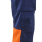 Blaklader High Vis Werkbroeken 71611811 HiVis stretch marineblauw-oranje(8953)
