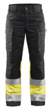 Blaklader Broeken 71611811 HiVis zwart-geel(9933)