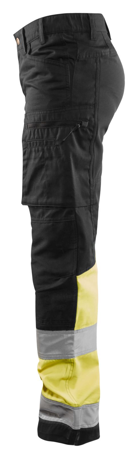 Blaklader Broeken 71611811 HiVis zwart-geel(9933)