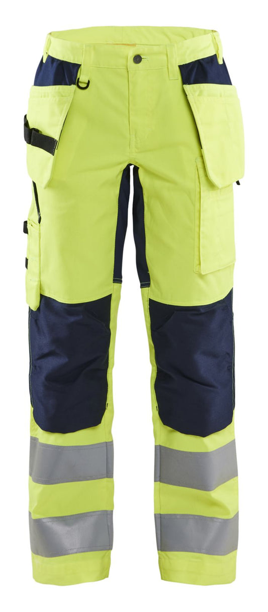 Blaklader Broeken 71631811 HiVis fluo geel-marineblauw(3389)