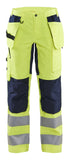 Blaklader Broeken 71631811 HiVis fluo geel-marineblauw(3389)