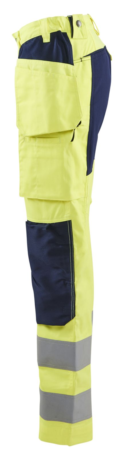 Blaklader Broeken 71631811 HiVis fluo geel-marineblauw(3389)