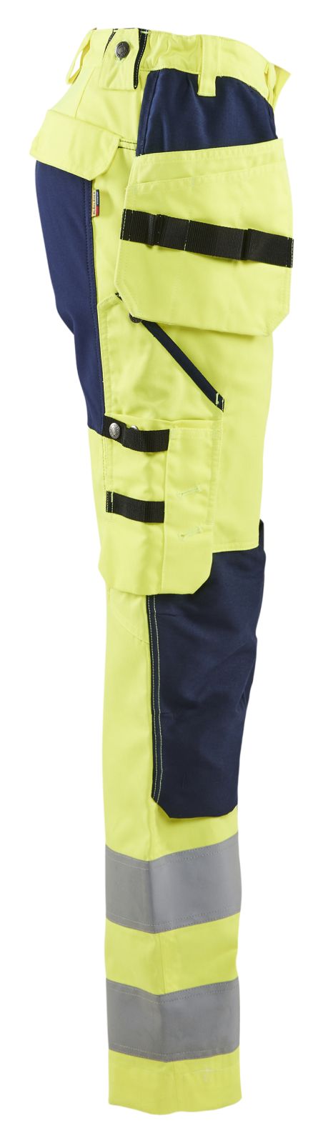 Blaklader Broeken 71631811 HiVis fluo geel-marineblauw(3389)