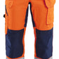 Blaklader High Vis Werkbroeken 71631811 HiVis stretch fluo oranje-marineblauw(5389)
