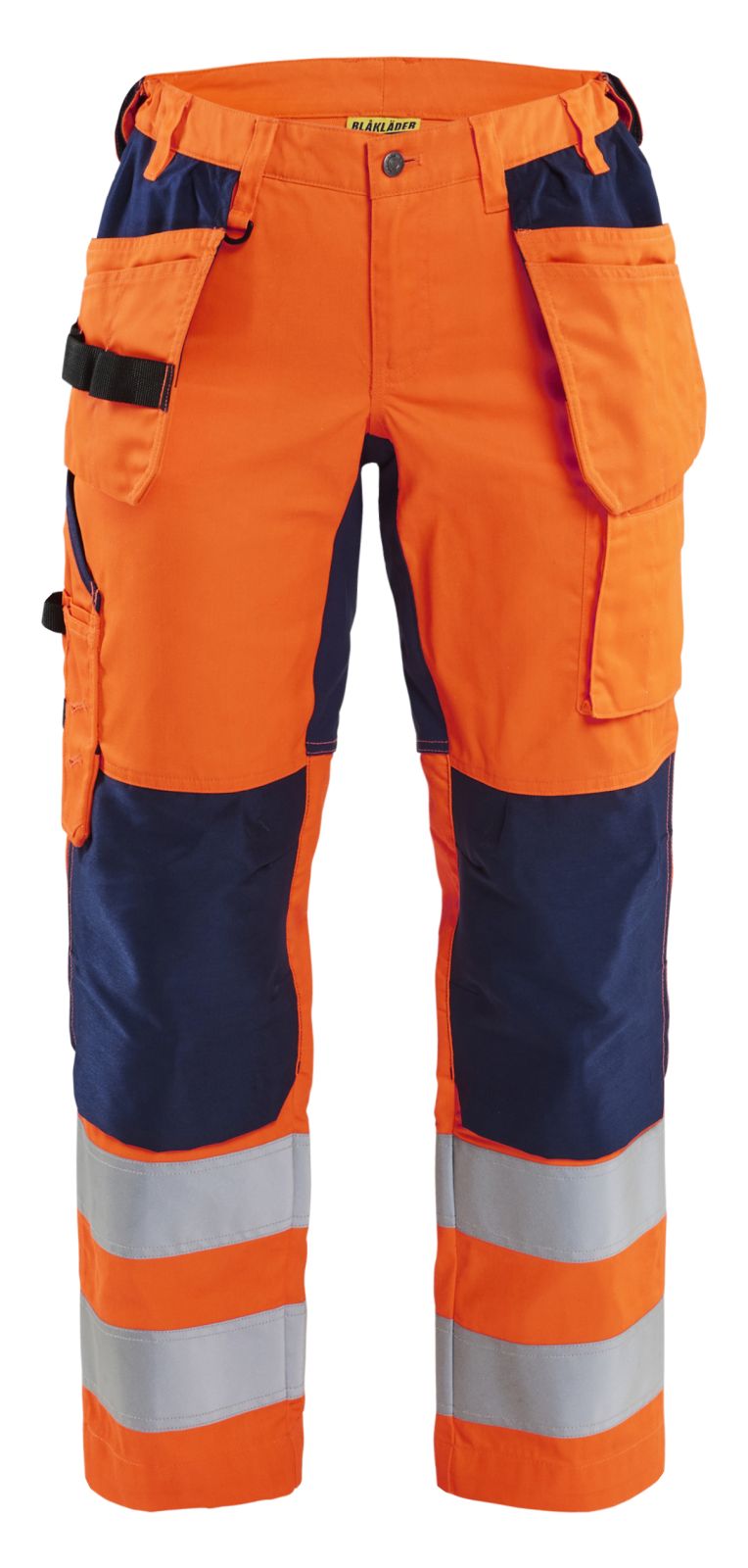 Blaklader High Vis Werkbroeken 71631811 HiVis stretch fluo oranje-marineblauw(5389)