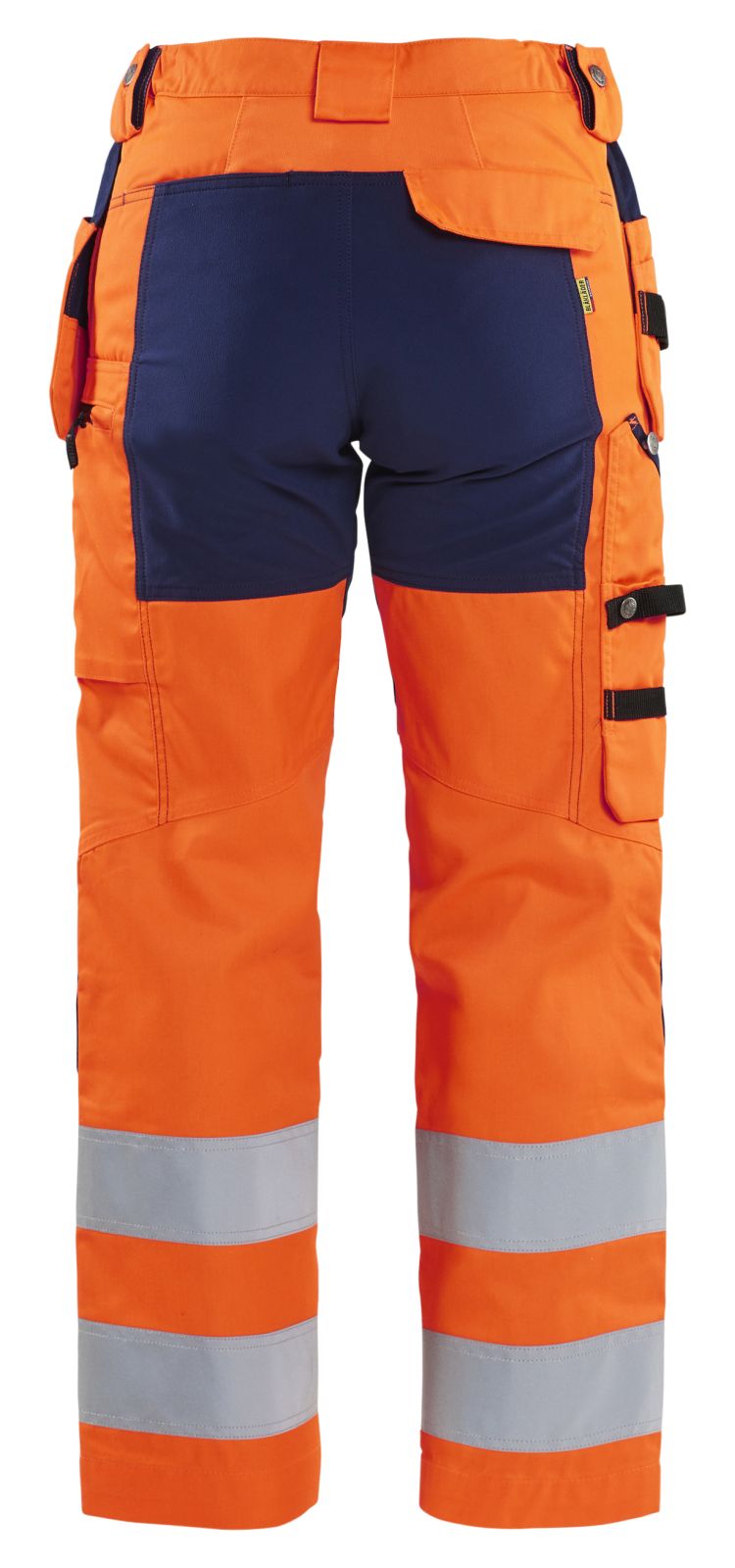 Blaklader High Vis Werkbroeken 71631811 HiVis stretch fluo oranje-marineblauw(5389)
