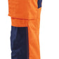 Blaklader High Vis Werkbroeken 71631811 HiVis stretch fluo oranje-marineblauw(5389)