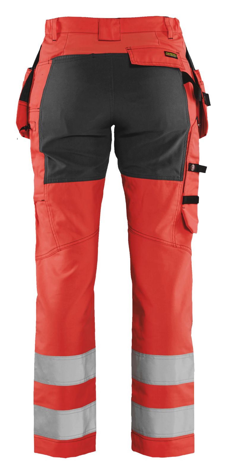 Blaklader Werkbroeken 71631811 fluo rood-zwart(5599)