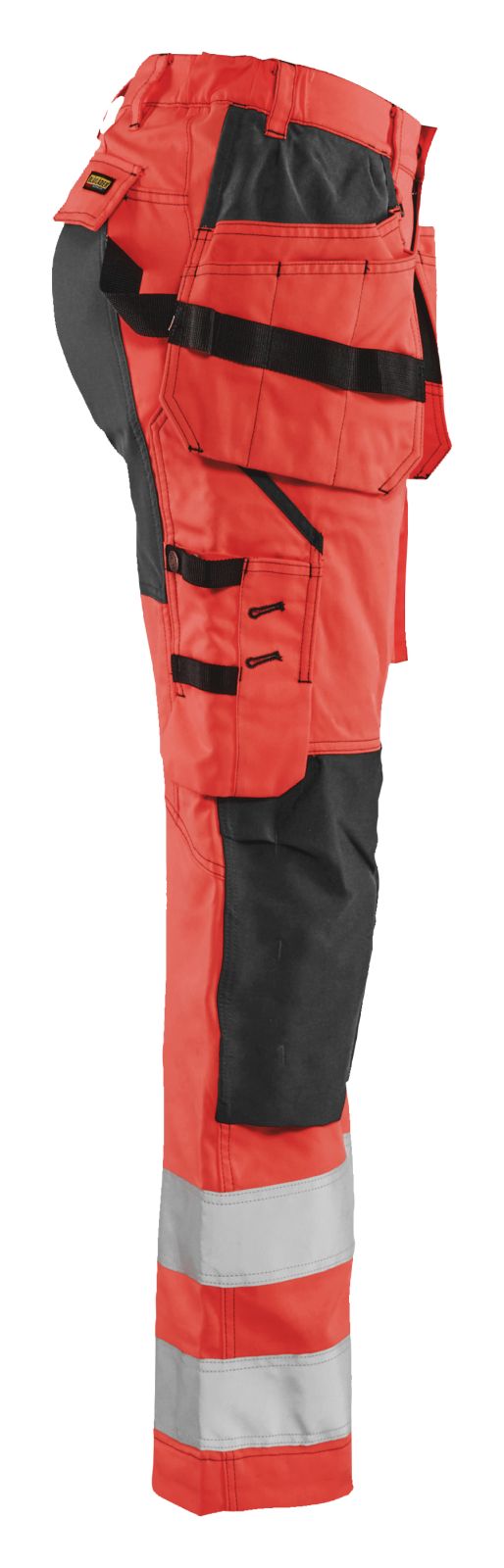 Blaklader Werkbroeken 71631811 fluo rood-zwart(5599)