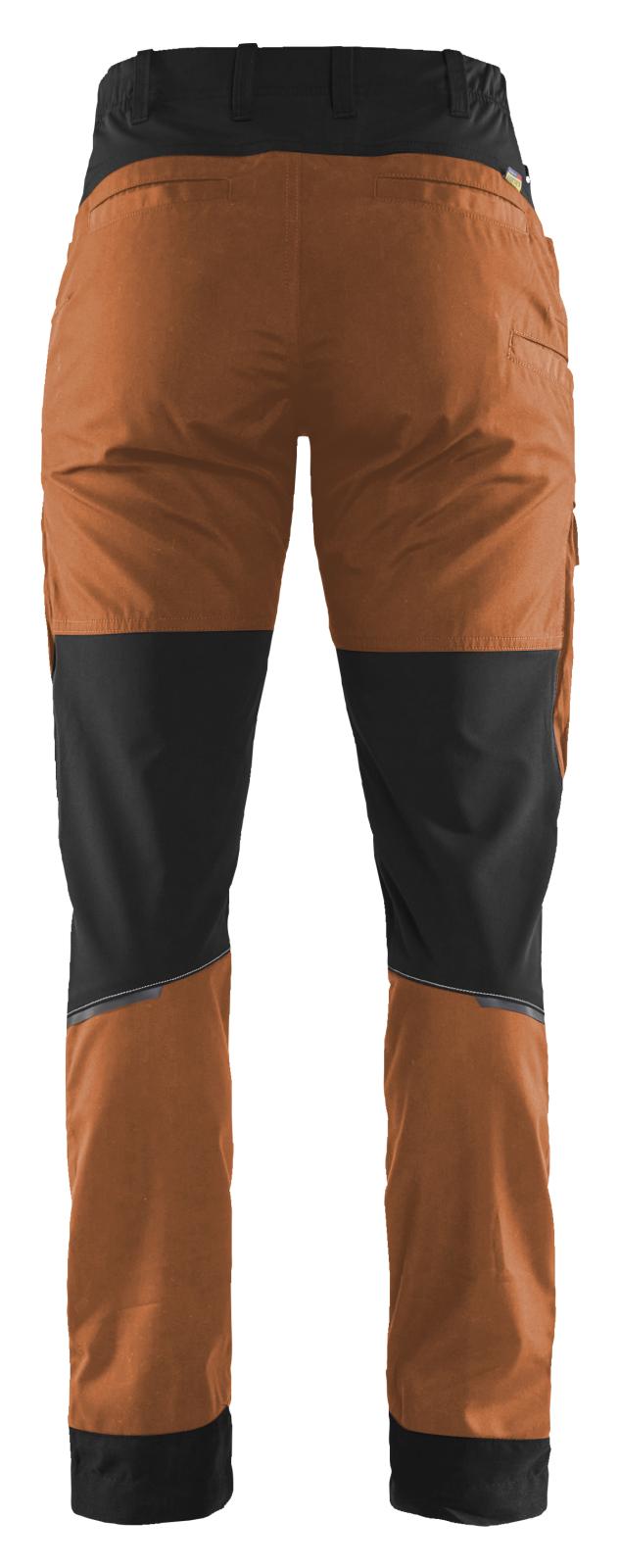 Blaklader Industrie/Service Dames Werkbroeken 71661845 stretch roest-zwart(4099)