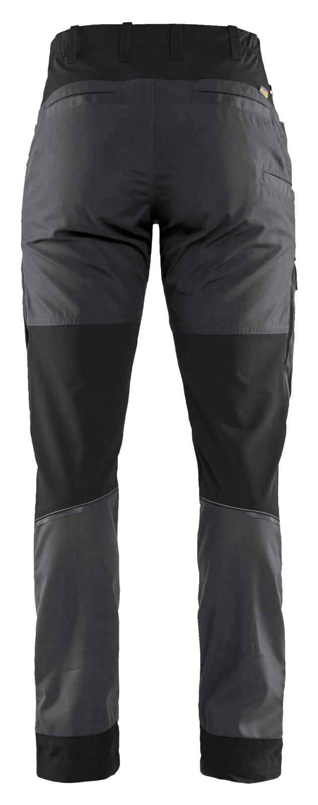 Blaklader Industrie/Service Dames Werkbroeken 71661845 stretch midden grijs-zwart(9699)