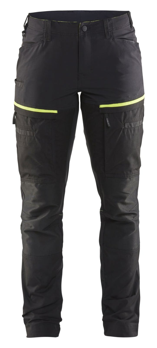 Blaklader Broeken 71661845 zwart-fluo geel(9933)