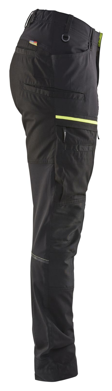 Blaklader Broeken 71661845 zwart-fluo geel(9933)