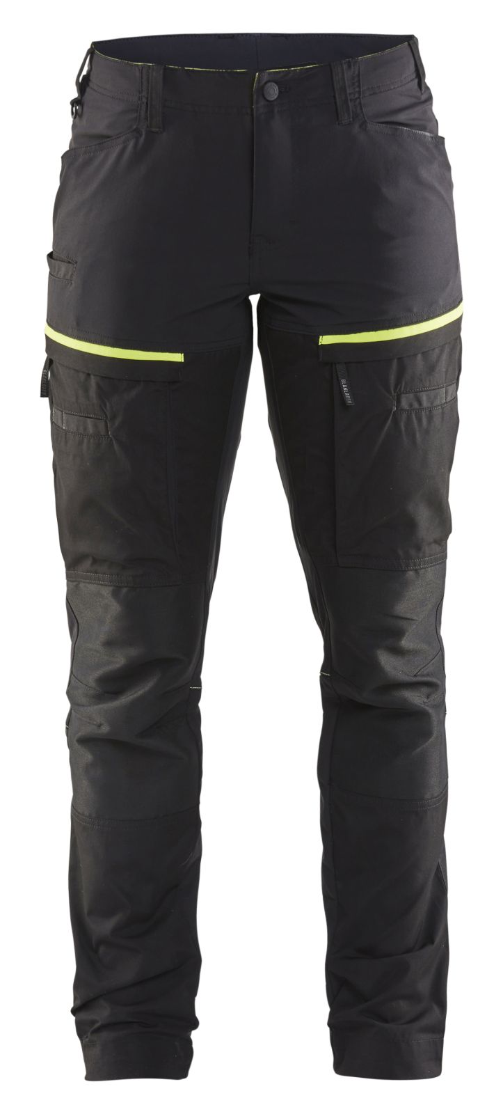 Blaklader Broeken 71661845 zwart-fluo geel(9933)