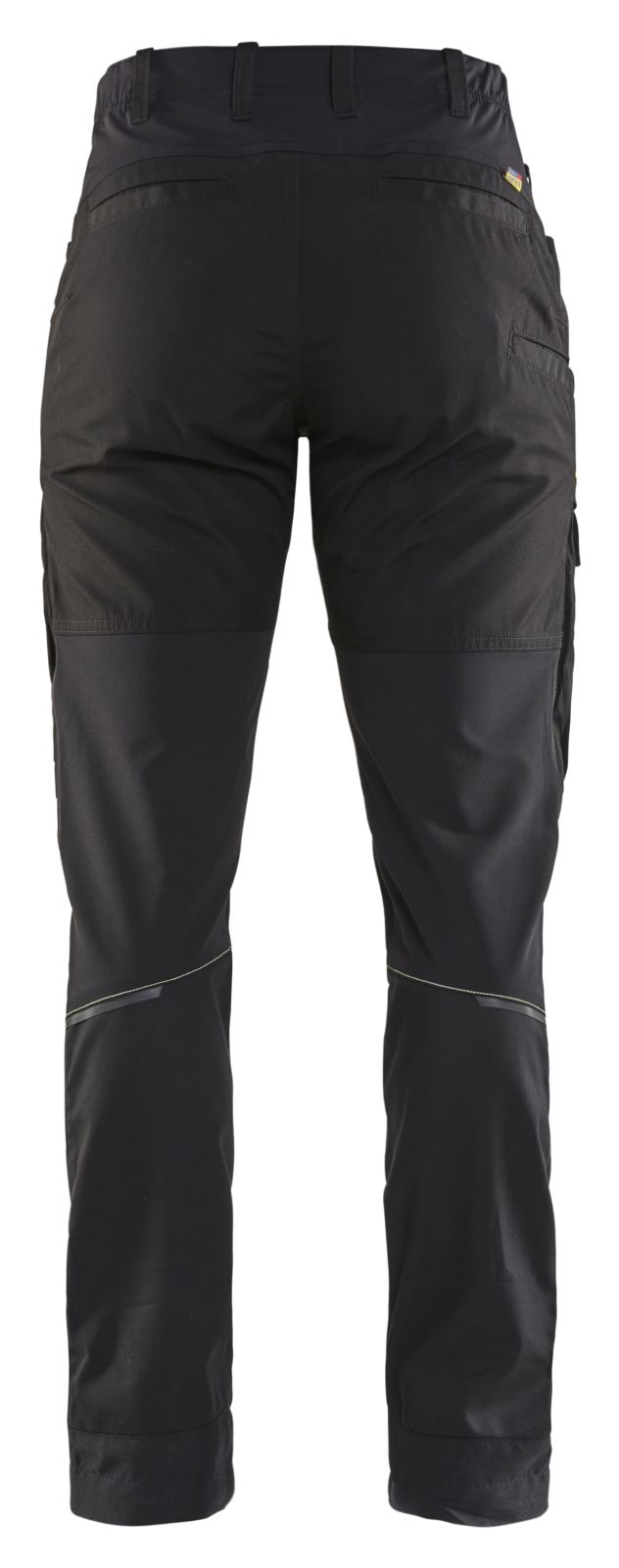 Blaklader Broeken 71661845 zwart-rood(9956)