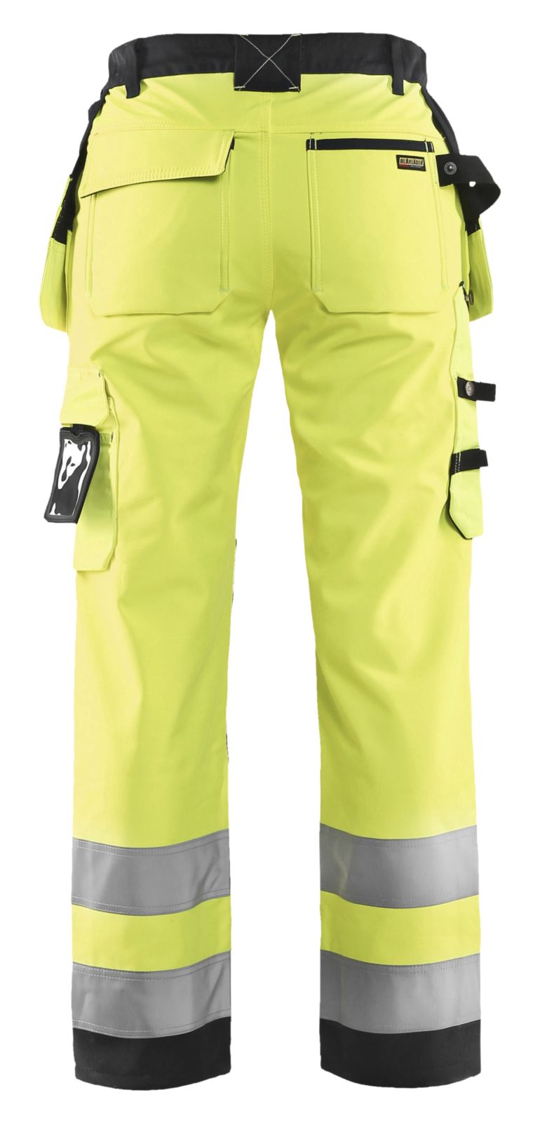 Blaklader High Vis Dames Werkbroeken 71672517 softshell fluo geel-zwart(3399)