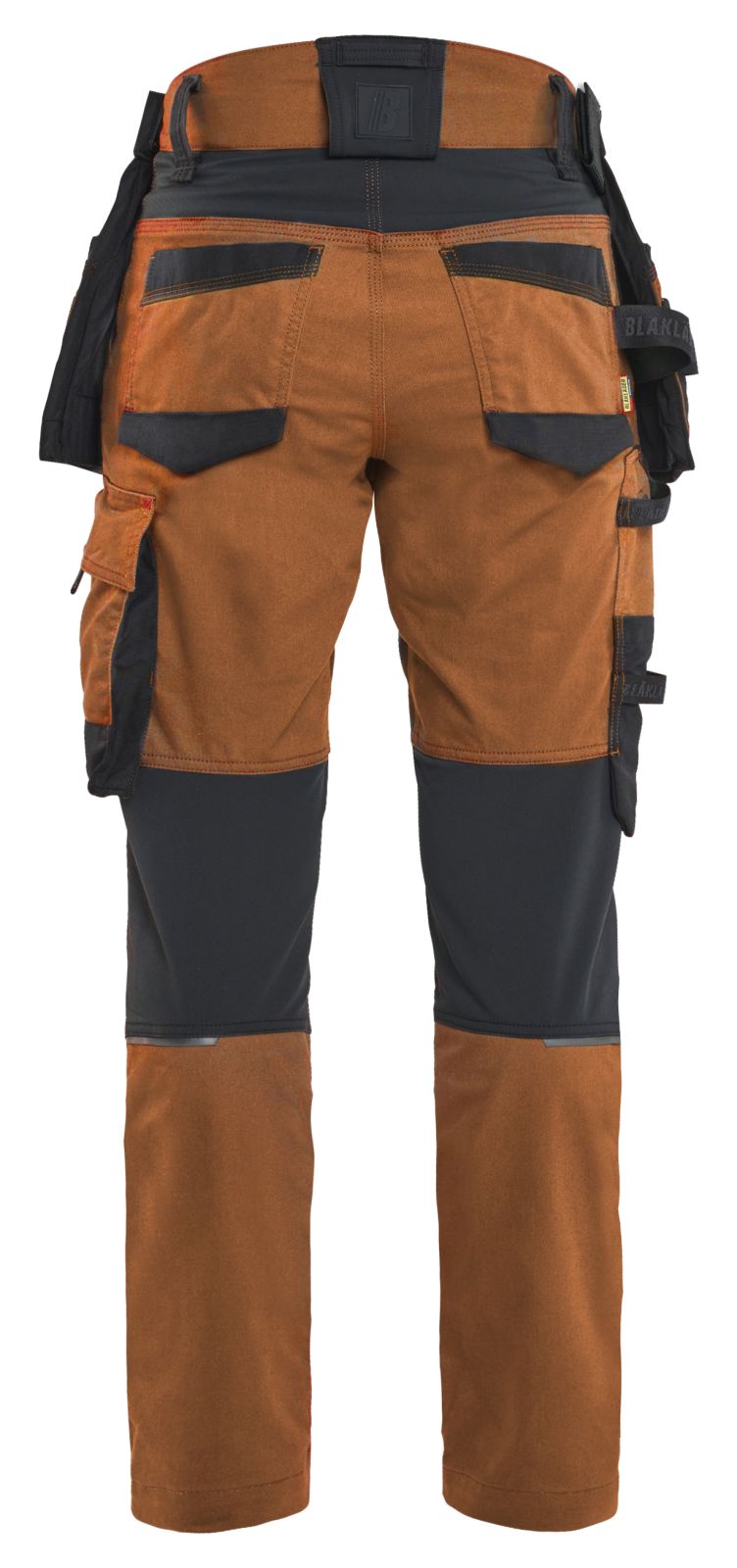 Blaklader Ambacht Striker Dames Werkbroeken 71701149 stretch roest-zwart(4099)