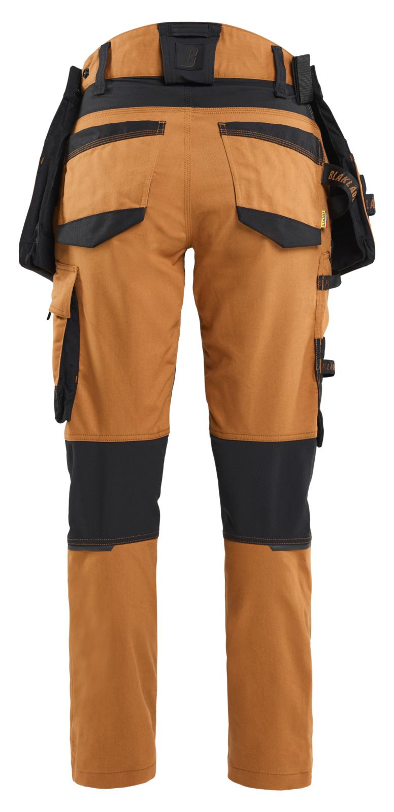 Blaklader Ambacht Striker Dames Werkbroeken 71701149 stretch roest-zwart(4099)