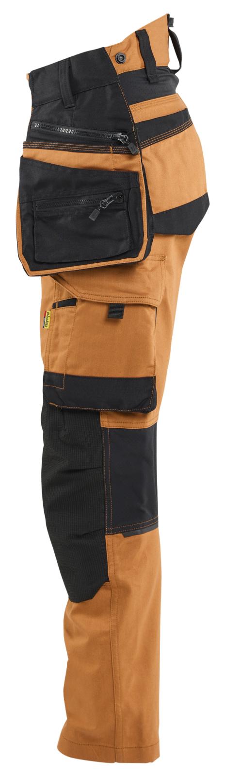 Blaklader Ambacht Striker Dames Werkbroeken 71701149 stretch roest-zwart(4099)