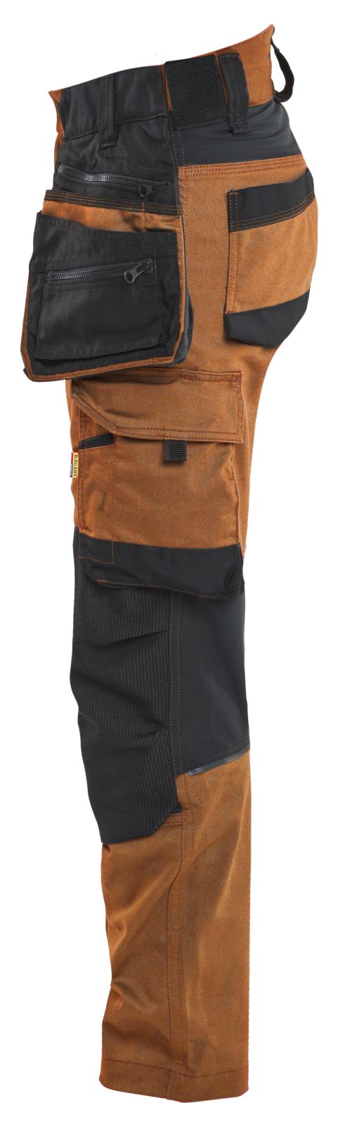 Blaklader Ambacht Striker Dames Werkbroeken 71701149 stretch roest-zwart(4099)