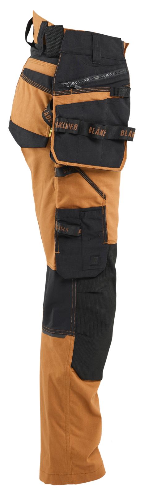 Blaklader Ambacht Striker Dames Werkbroeken 71701149 stretch roest-zwart(4099)