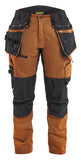 Blaklader Ambacht Striker Dames Werkbroeken 71701149 stretch roest-zwart(4099)