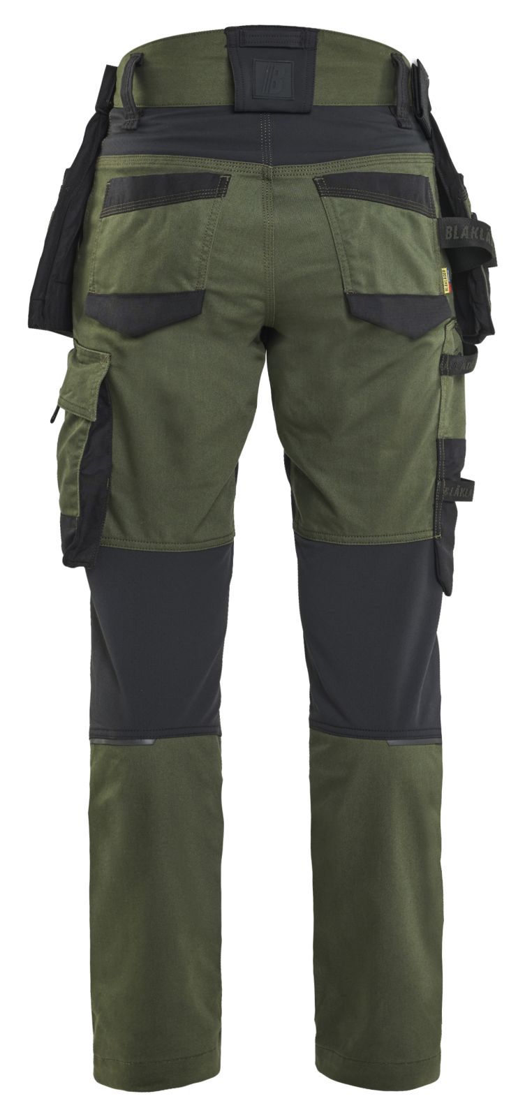 Blaklader Dames Striker Werkbroek 71701149 dames 4-weg stretch donker herfstgroen-zwart(4298)