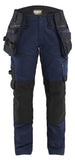 Blaklader Dames Striker Werkbroeken 71701149 dames 4-weg stretch donker marineblauw-zwart(8699)