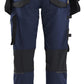 Blaklader Dames Striker Werkbroek 71701149 dames 4-weg stretch donker marineblauw-zwart(8699)