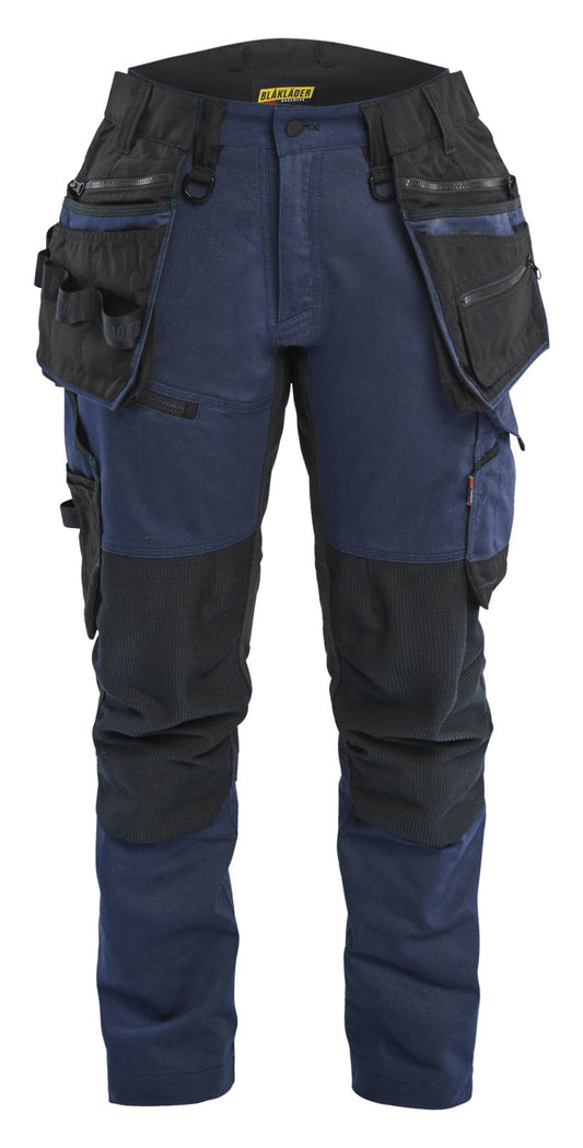 Blaklader Dames Striker Werkbroek 71701149 dames 4-weg stretch donker marineblauw-zwart(8699)