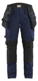 Blaklader Dames Striker Werkbroek 71701149 dames 4-weg stretch donker marineblauw-zwart(8699)