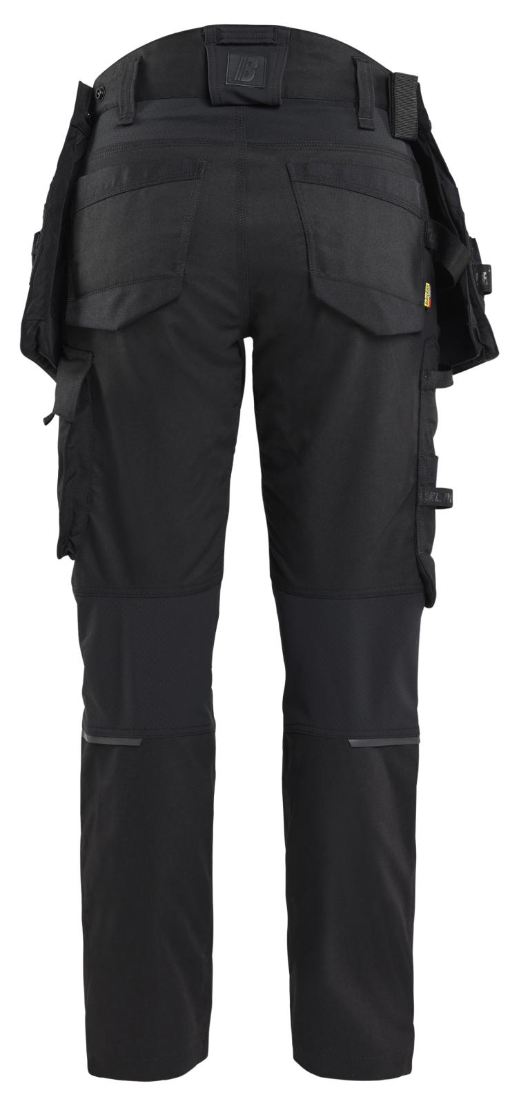 Blaklader Dames Striker Werkbroeken 71701149 dames 4-weg stretch zwart(9999)