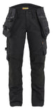 Blaklader Dames Striker Werkbroek 71701149 dames 4-weg stretch zwart(9999)