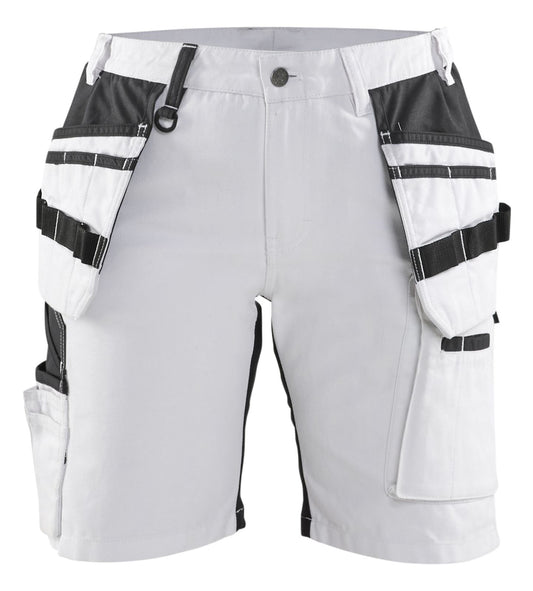 Blaklader shorts 71711000 wit-zwart(1099)