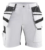 Blaklader shorts 71711000 wit-zwart(1099)