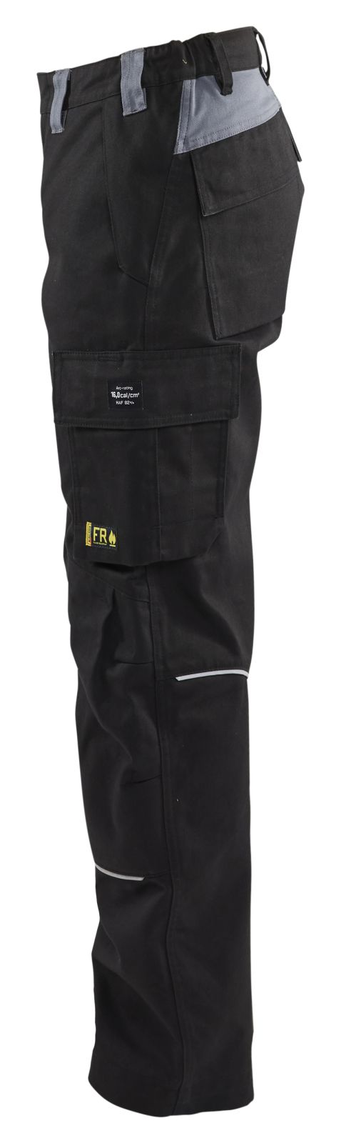 Blaklader Vlamvertragend Werkbroeken 71731516 dames zwart-grijs(9994)