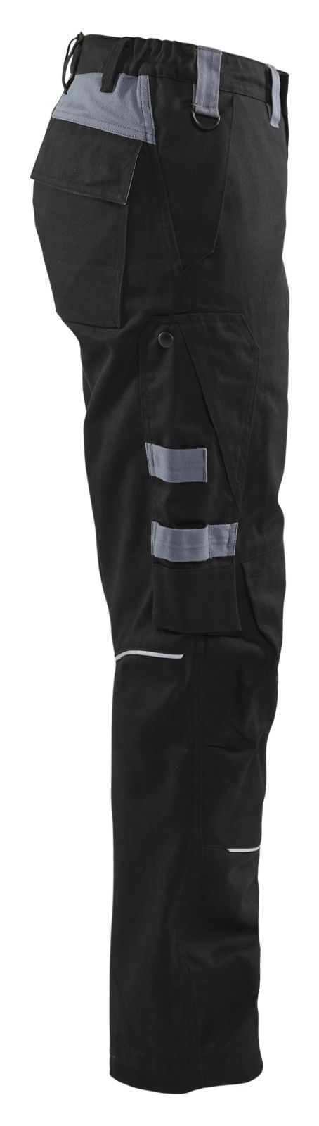 Blaklader Vlamvertragend Werkbroeken 71731516 dames zwart-grijs(9994)