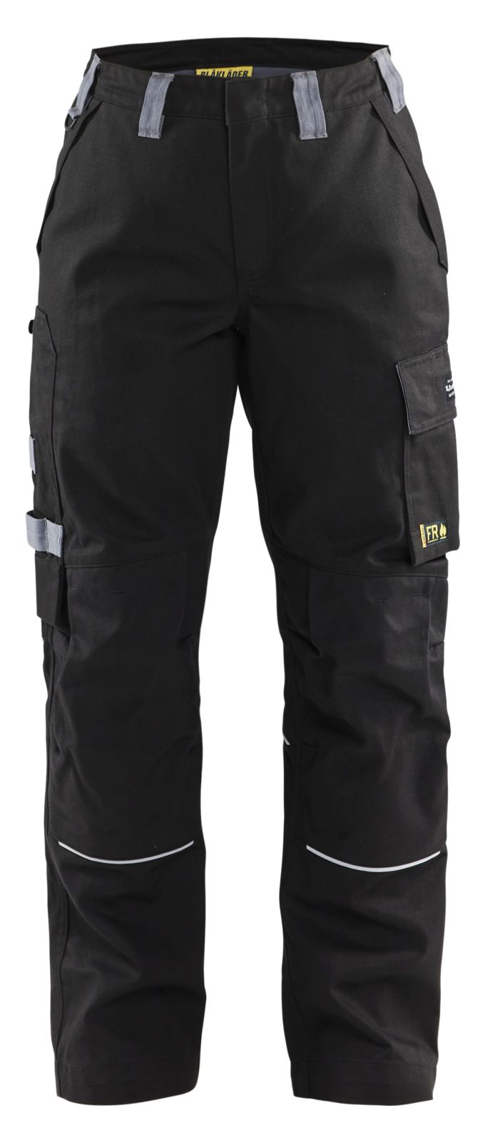Blaklader Vlamvertragend Werkbroeken 71731516 dames zwart-grijs(9994)