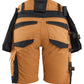 Blaklader Dames Striker Short 71751149 2-weg stretch afneembare gereedschapszakken roest-zwart(4099)