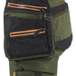 Blaklader Dames Striker Short 71751149 2-weg stretch afneembare gereedschapszakken woudgroen-roestbruin(4240)