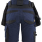 Blaklader Dames Striker Short 71751149 2-weg stretch afneembare gereedschapszakken donker marineblauw-zwart(8699)