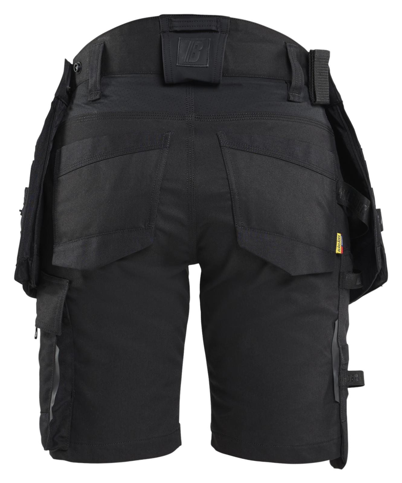 Blaklader Dames Striker Short 71751149 2-weg stretch afneembare gereedschapszakken zwart(9999)
