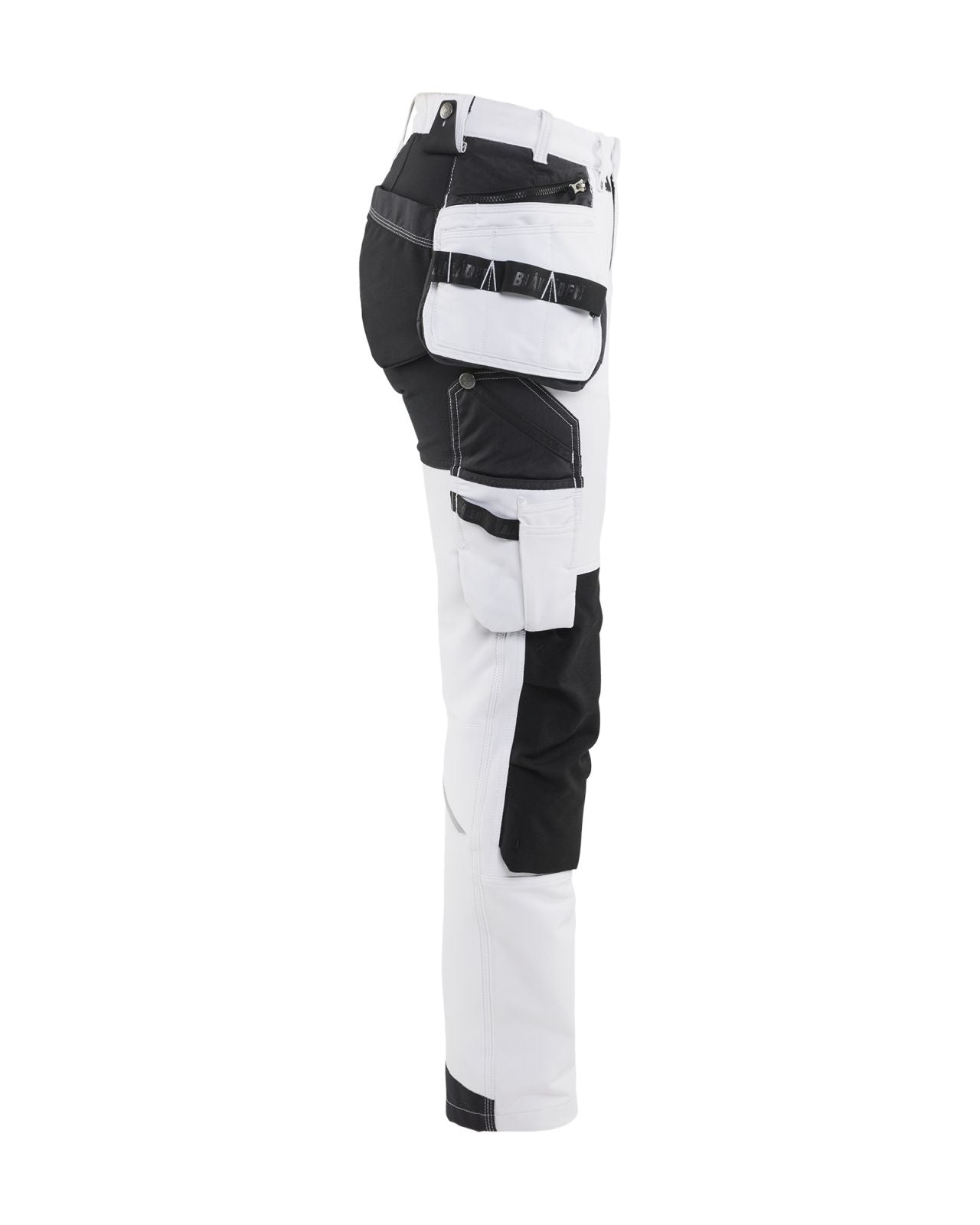 Blaklader Werkbroeken 71791645 wit-donkergrijs(1098)