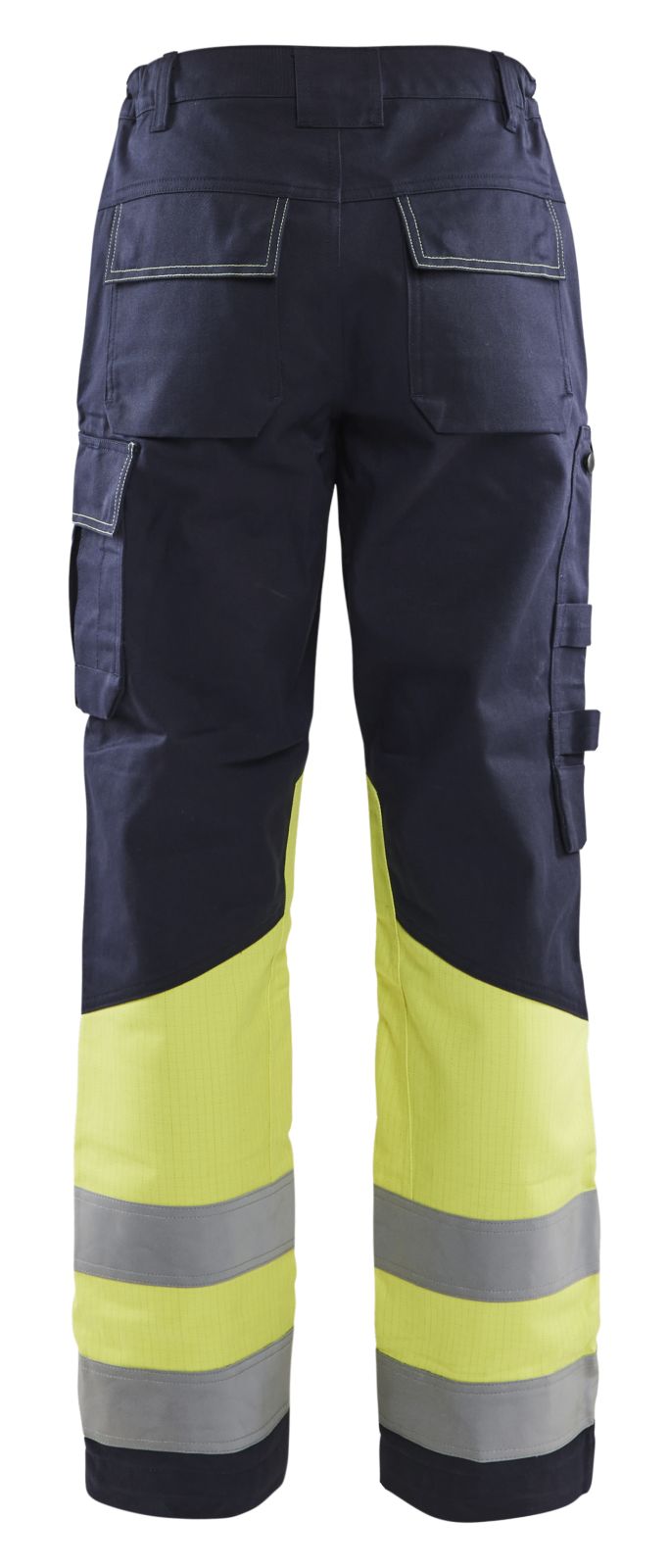 Blaklader Werkbroeken 71811514 marineblauw-fluo geel(8933)
