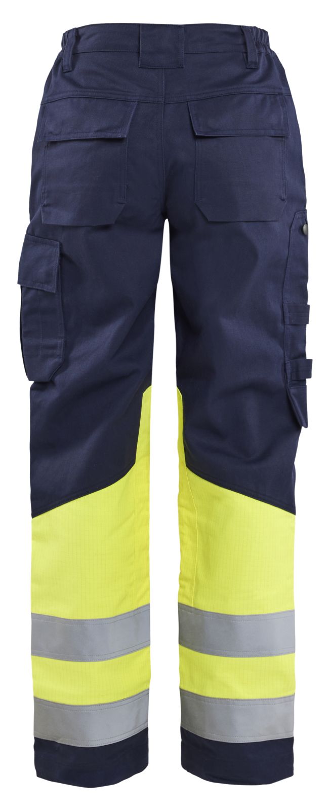 Blaklader Werkbroeken 71811514 marineblauw-fluo geel(8933)