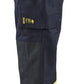 Blaklader Werkbroeken 71811514 marineblauw-fluo geel(8933)