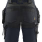 Blaklader Stretch shorts 71831645 dames donker marineblauw-zwart(8699)