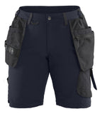 Blaklader Stretch shorts 71831645 dames donker marineblauw-zwart(8699)